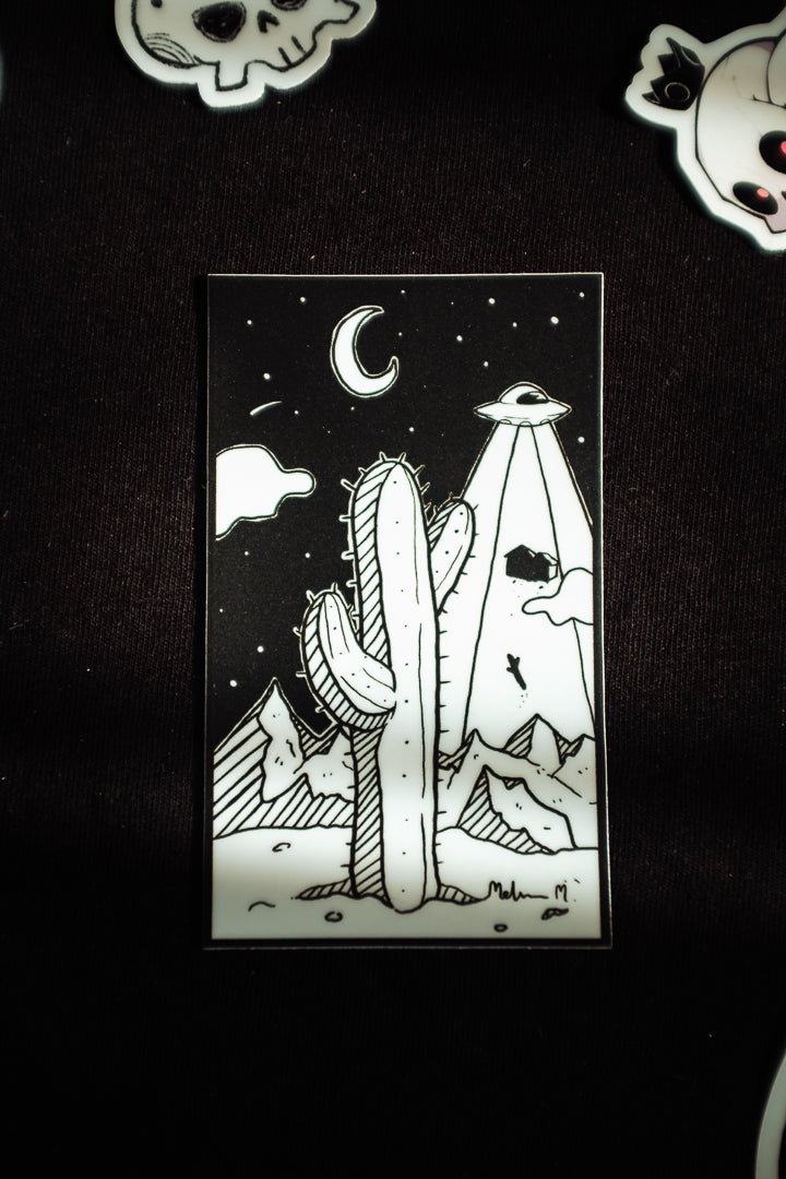 Desert vinyl sticker