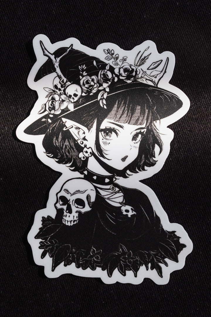 Primal Swamp Witch Vinyl Sticker