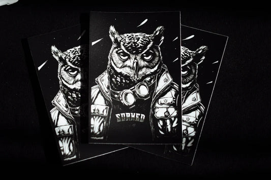 The Aviary Knight matte sticker