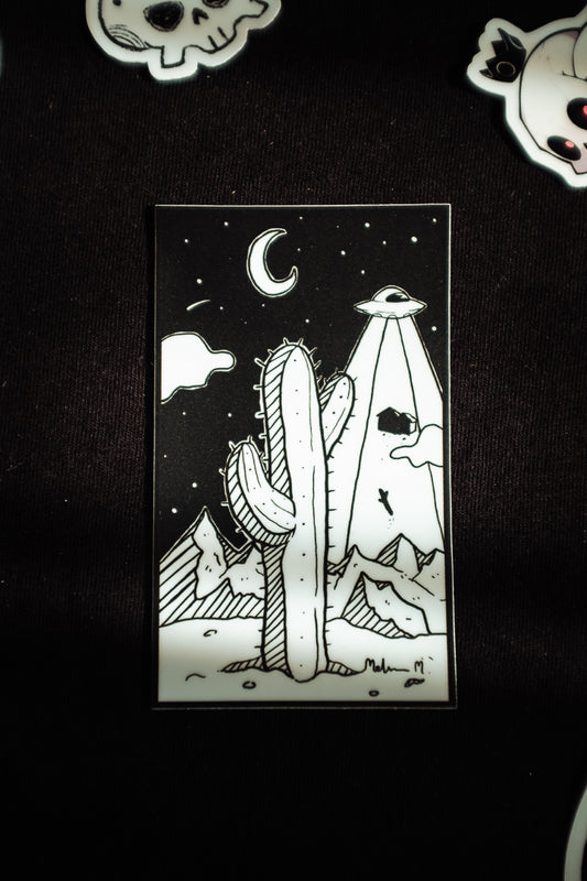 Desert vinyl sticker