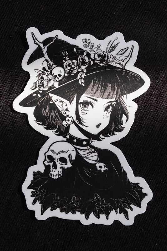 Primal Swamp Witch Vinyl Sticker