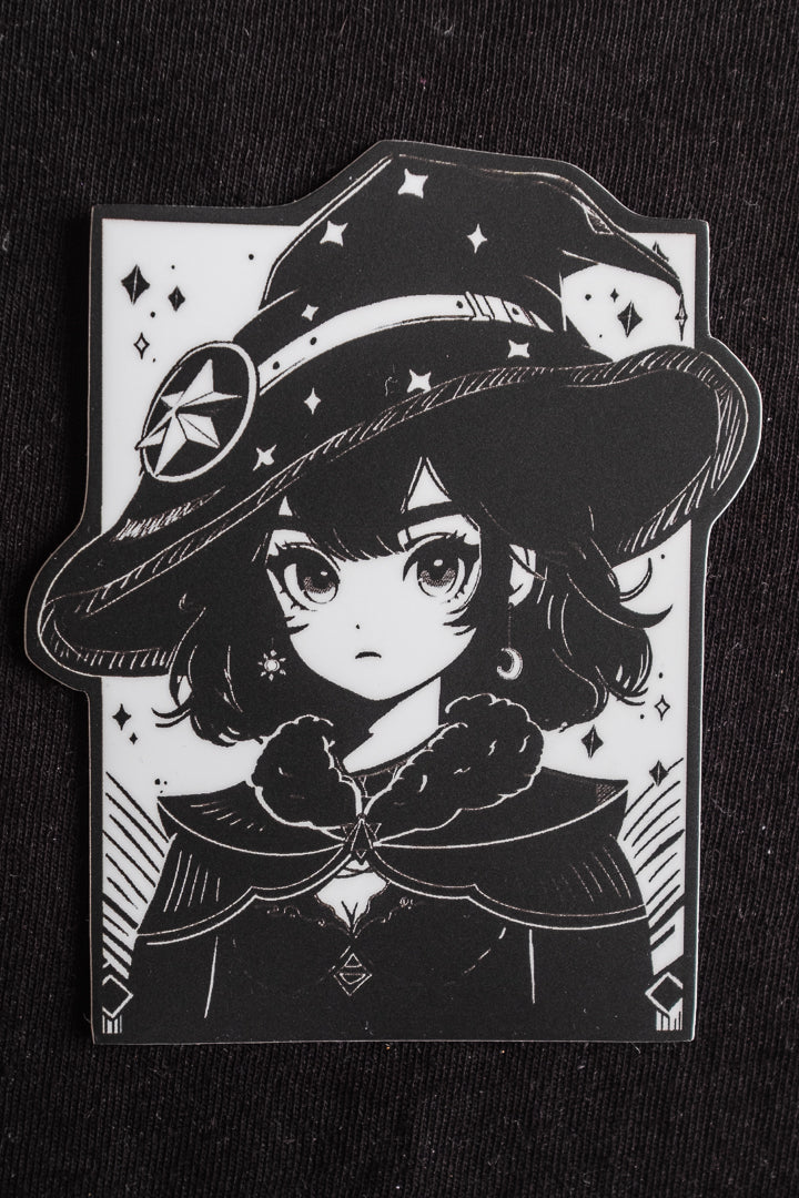 Medieval Witch Vinyl Sticker