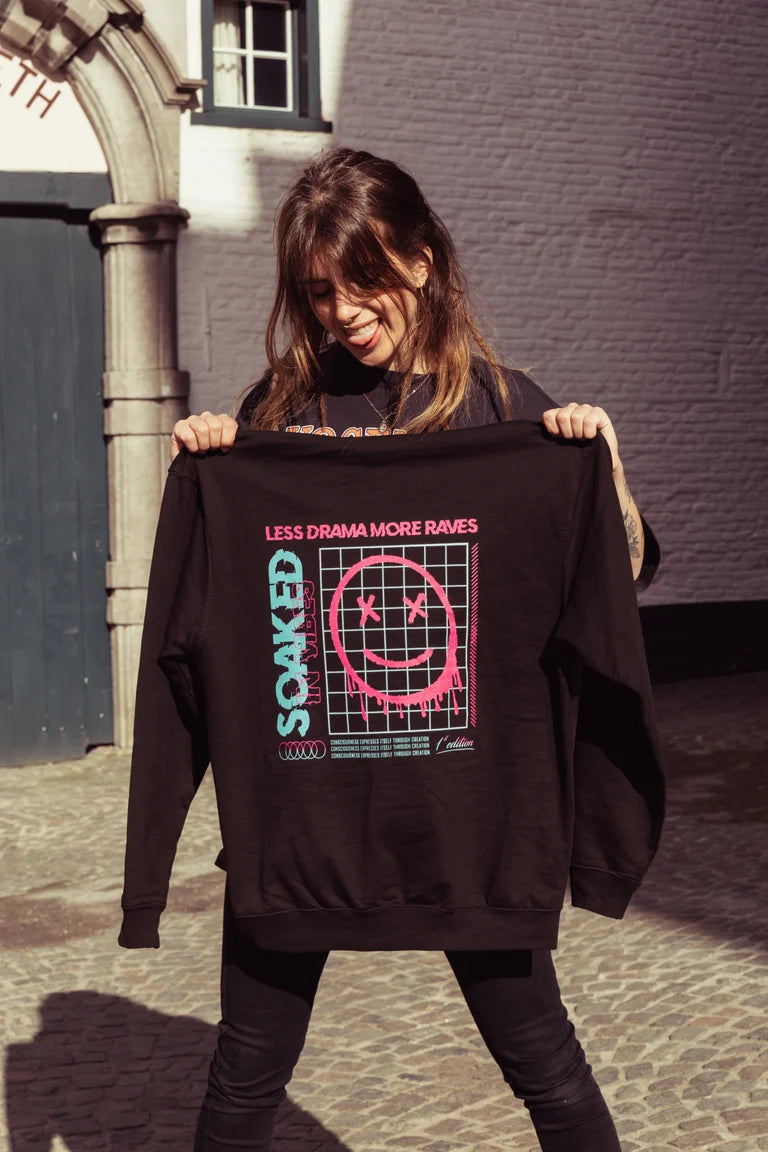 Less drama more raves Hoodie