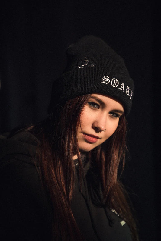 Spiderweb + Skull combo Beanie